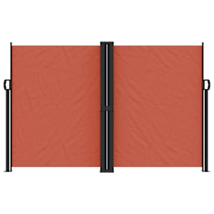 vidaXL Seitenmarkise Ausziehbar Terrakottarot 160x1000 cm