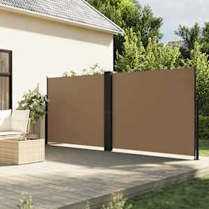 Zatahovací boční markýza taupe 160 x 1 000 cm - obrázek 1