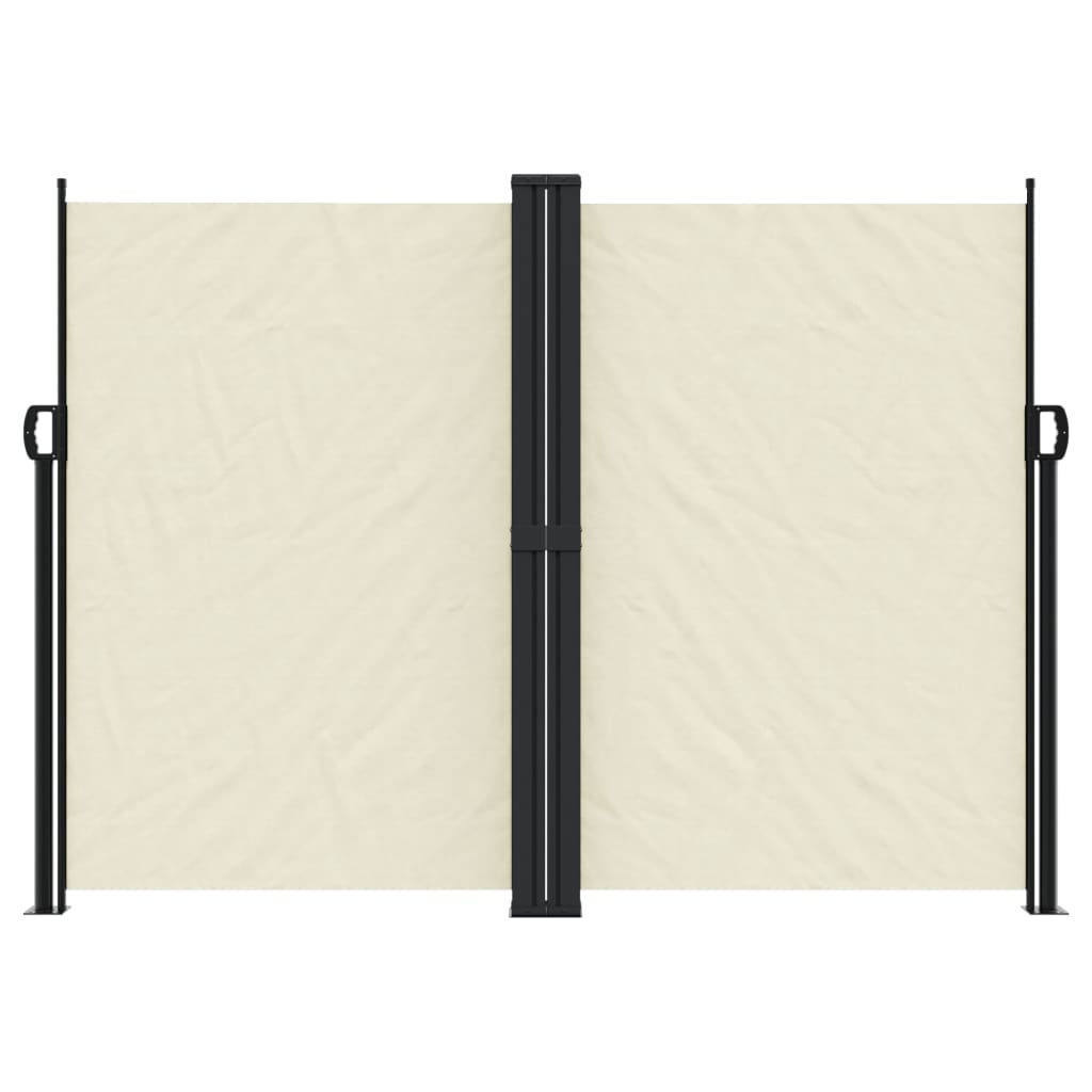 vidaXL Windscherm uittrekbaar 180x1000 cm zwart afbeelding