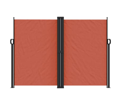 vidaXL Uttrekkbar sidemarkise 180x1000 cm terrakotta