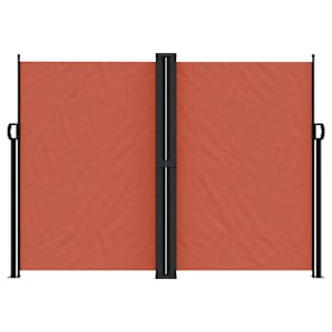 vidaXL Uttrekkbar sidemarkise 180x1000 cm terrakotta