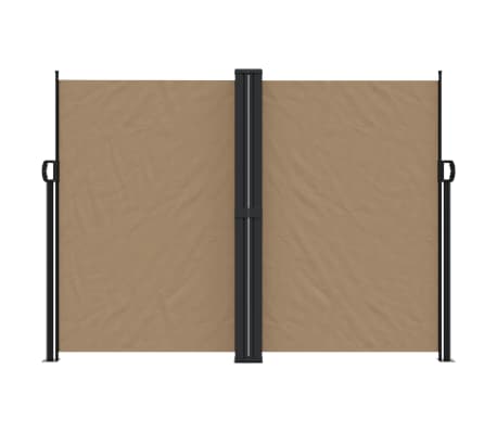 vidaXL lahtit&otilde;mmatav k&uuml;lgsein, hallikaspruun, 180 x 1000 cm