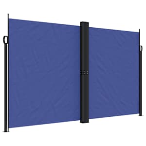 Zatahovací boční markýza modrá 200 x 1 000 cm - obrázek 2