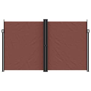 Zatahovací boční markýza hnědá 200 x 1 000 cm - obrázek 3