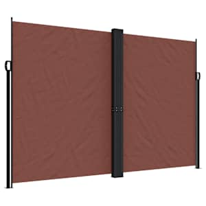 Zatahovací boční markýza hnědá 220 x 1 000 cm - obrázek 2