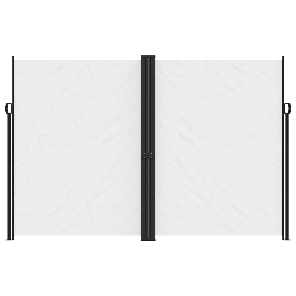 vidaXL Copertină laterală retractabilă, alb, 220x1000 cm