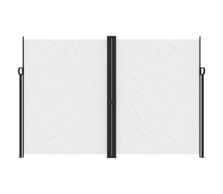 vidaXL Windscherm uittrekbaar 220x1000 cm wit