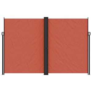 Zatahovací boční markýza terakotová 220 x 1 000 cm - obrázek 3