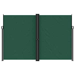 vidaXL Uttrekkbar sidemarkise 220x1000 cm m&oslash;rkegr&oslash;nn