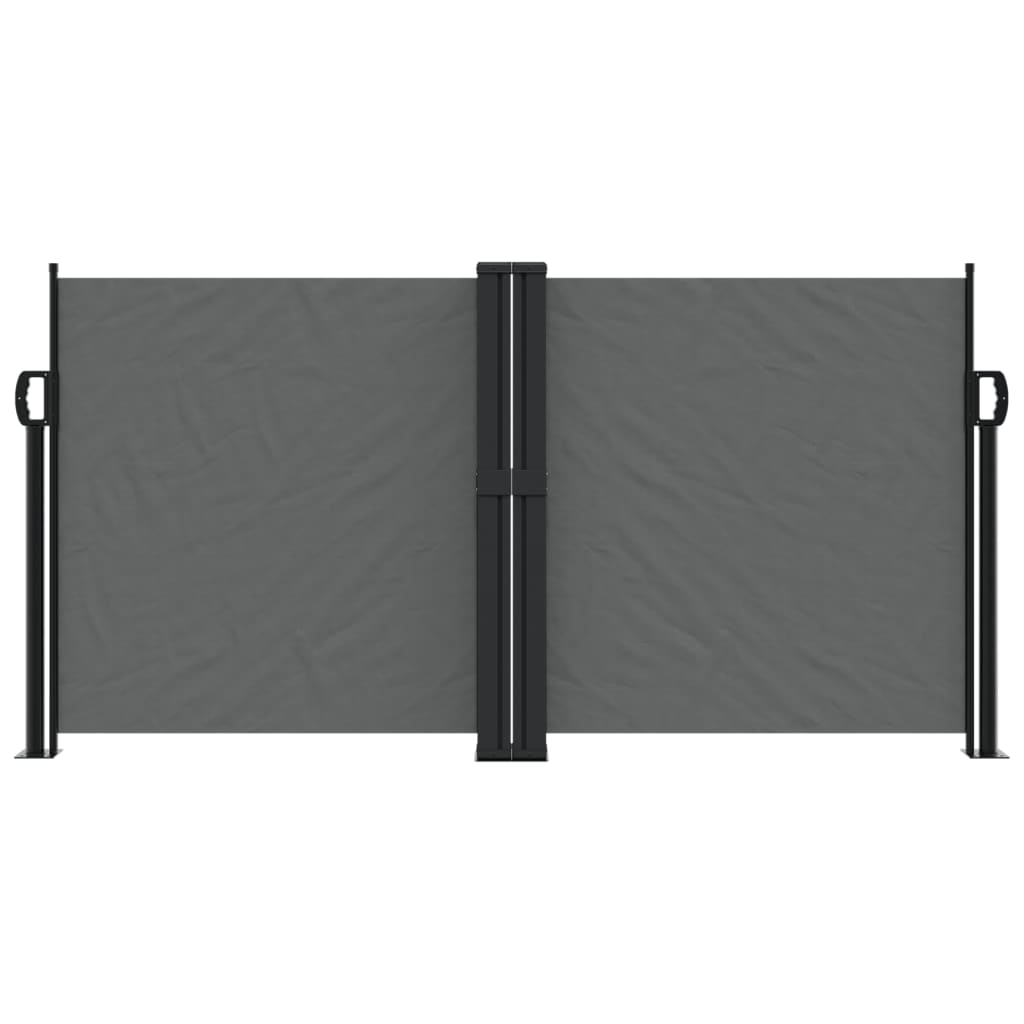 vidaXL Windscherm uittrekbaar 120x1200 cm antracietkleurig afbeelding