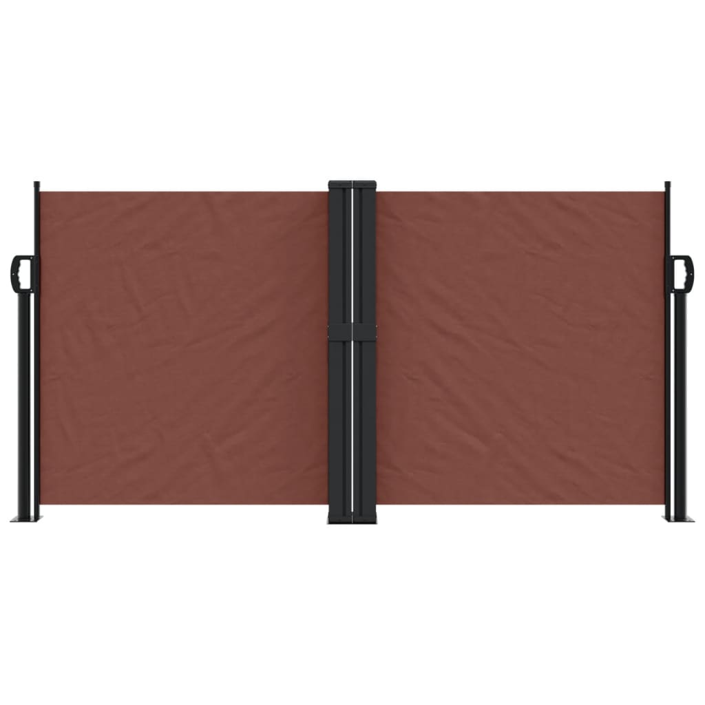 vidaXL Windscherm uittrekbaar 120x1200 cm bruin afbeelding