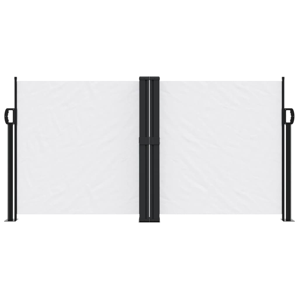 vidaXL Windscherm uittrekbaar 120x1200 cm wit afbeelding