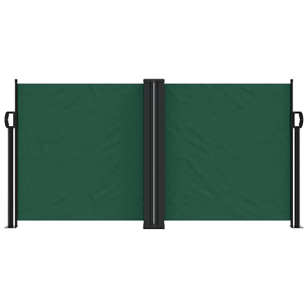 Thumbnail - vidaXL Seitenmarkise Ausziehbar Dunkelgrün 120x1200 cm