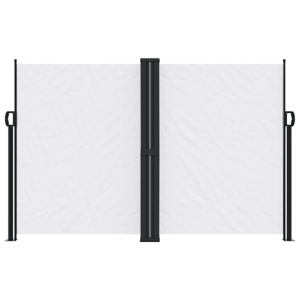 vidaXL Windscherm uittrekbaar 160x1200 cm wit afbeelding
