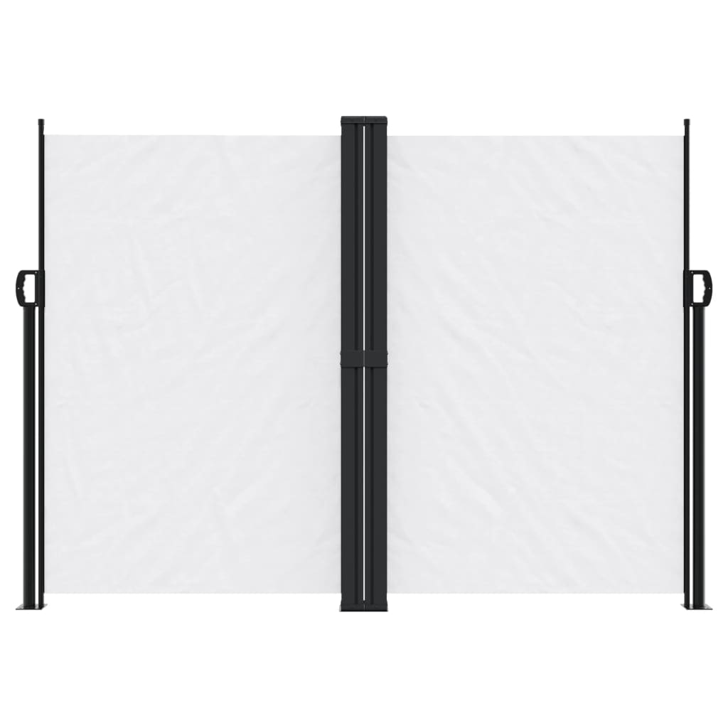 vidaXL Windscherm uittrekbaar 180x1200 cm wit afbeelding