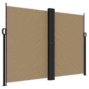 Zatahovací boční markýza taupe 180 x 1 200 cm - obrázek 2