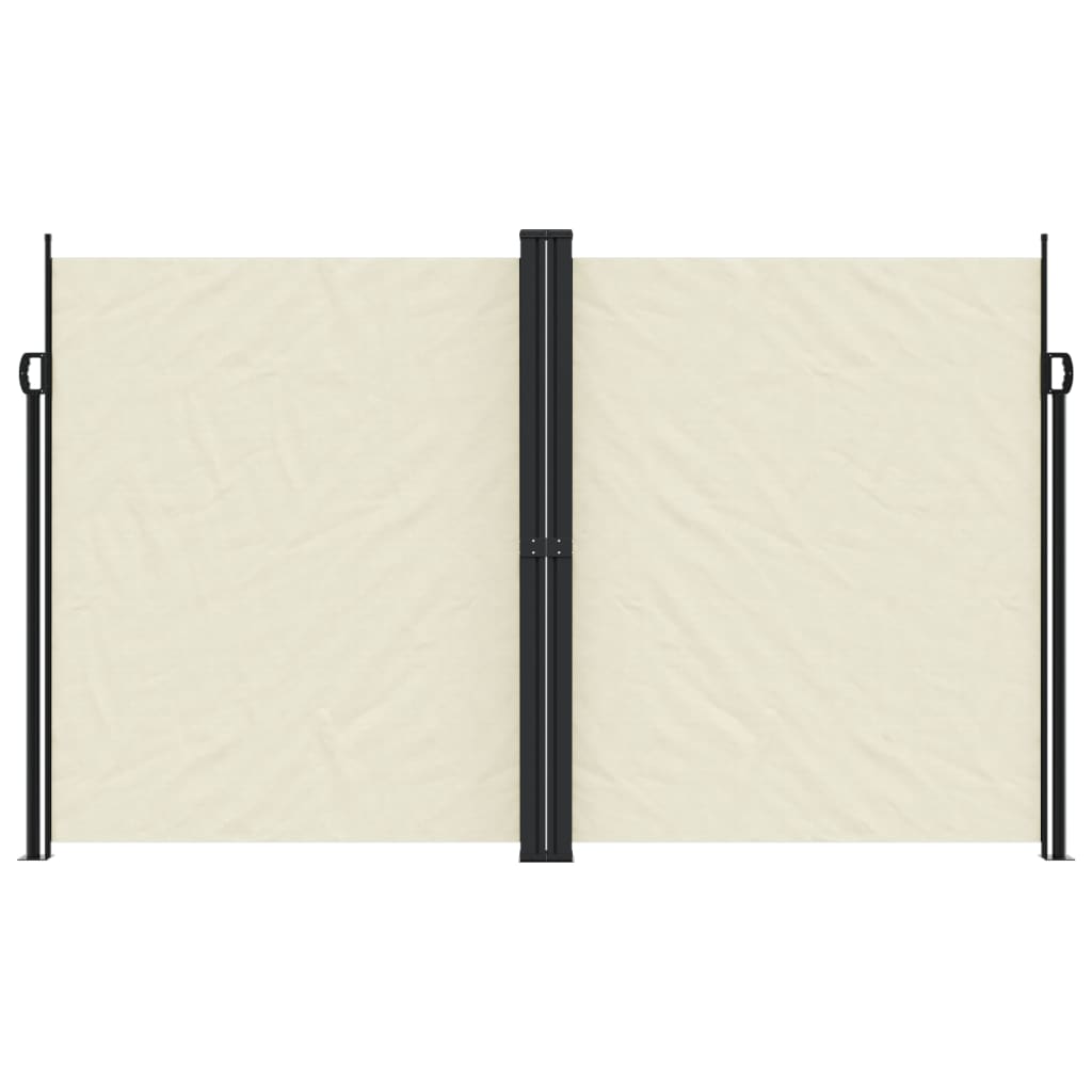 vidaXL Tuinscherm uittrekbaar 200x1200 cm crèmekleurig afbeelding
