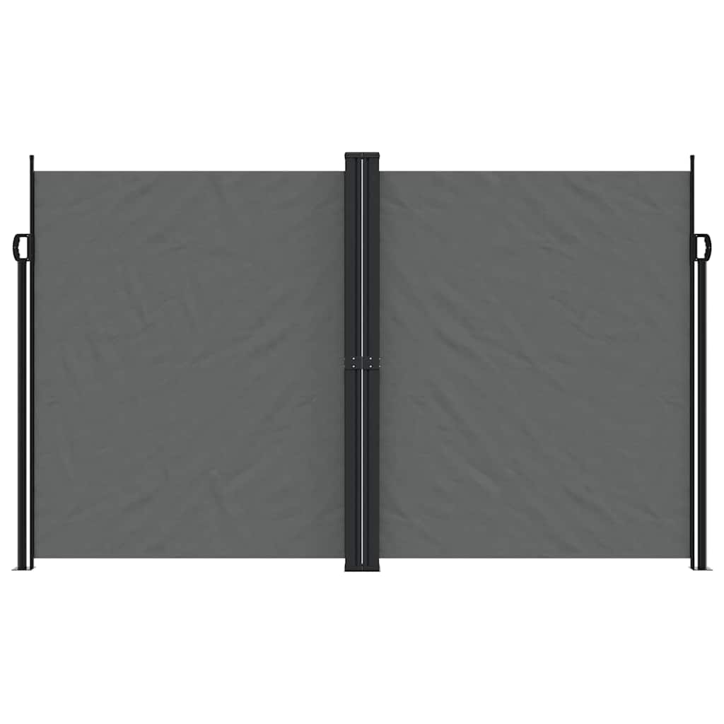 vidaXL Tuinscherm uittrekbaar 200x1200 cm antracietkleurig afbeelding