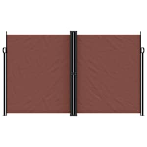 Zatahovací boční markýza hnědá 200 x 1 200 cm - obrázek 3