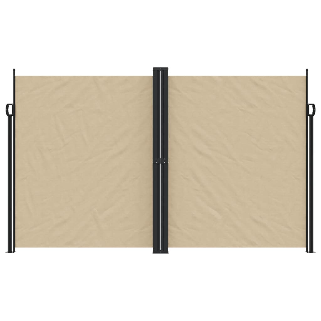 vidaXL Windscherm uittrekbaar 200x1200 cm beige afbeelding