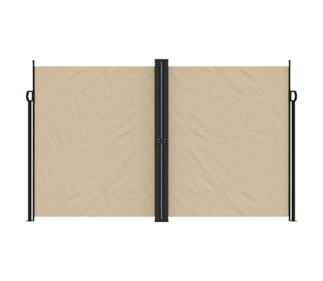 vidaXL Copertină laterală retractabilă, bej, 200x1200 cm