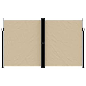 vidaXL Copertină laterală retractabilă, bej, 200x1200 cm