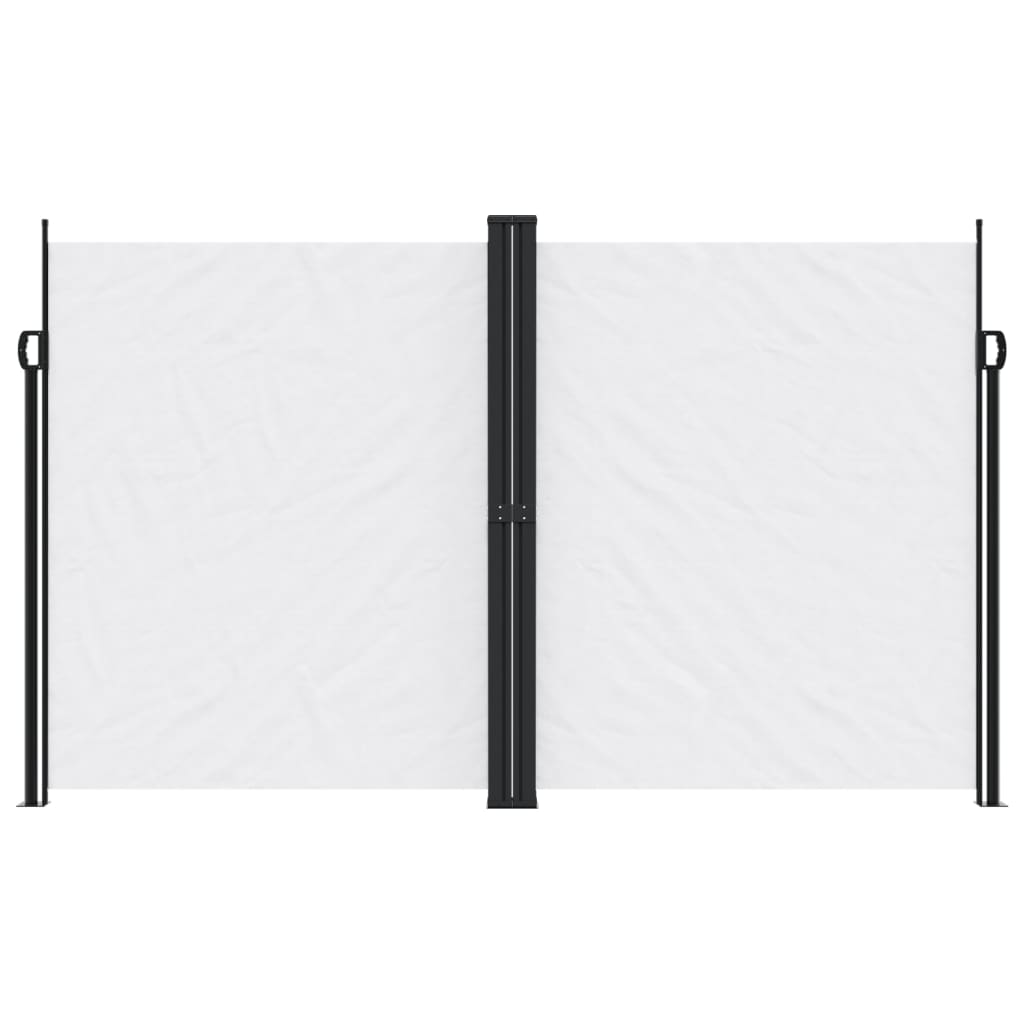 vidaXL Copertină laterală retractabilă, alb, 200x1200 cm