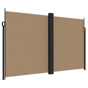 Zatahovací boční markýza taupe 200 x 1 200 cm - obrázek 2