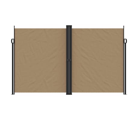 vidaXL Windscherm uittrekbaar 200x1200 cm taupe