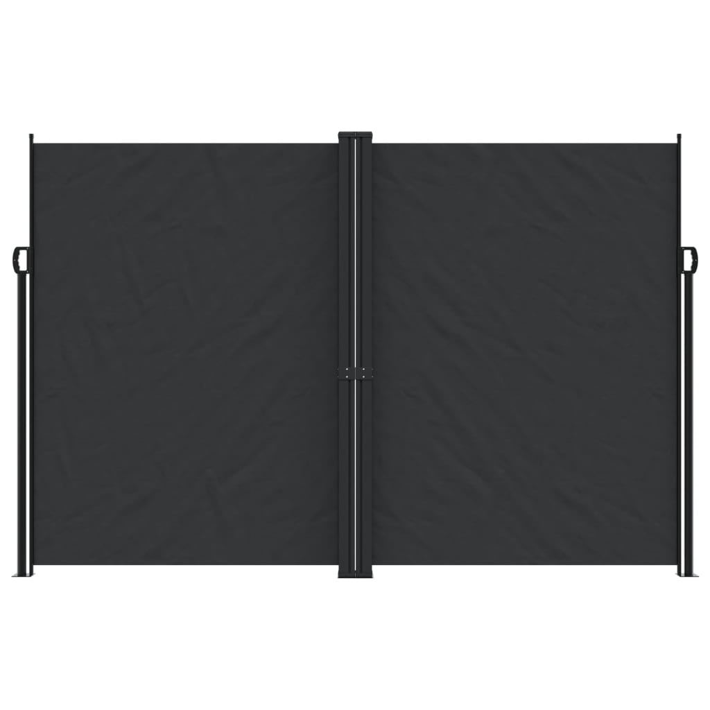 vidaXL Tuinscherm uittrekbaar 220x1200 cm zwart afbeelding