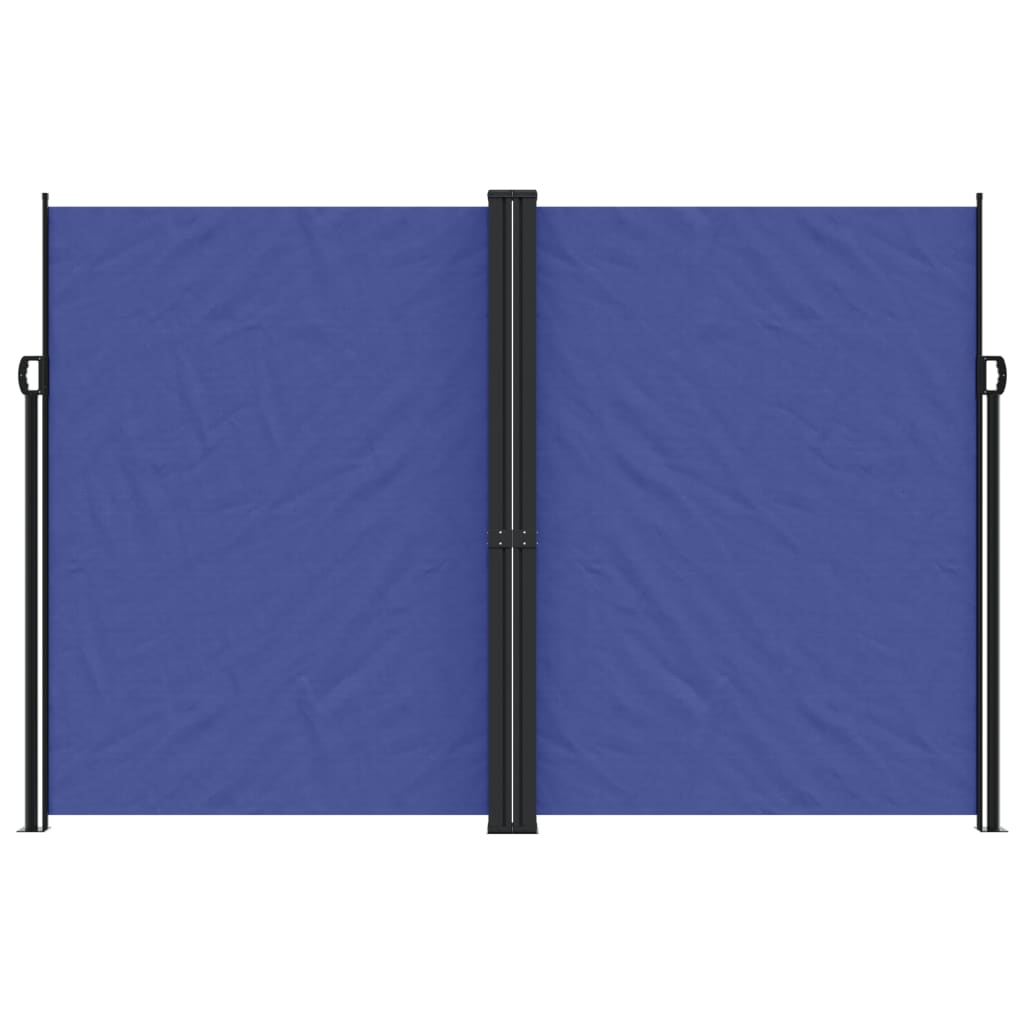 vidaXL Tuinscherm uittrekbaar 220x1200 cm blauw afbeelding