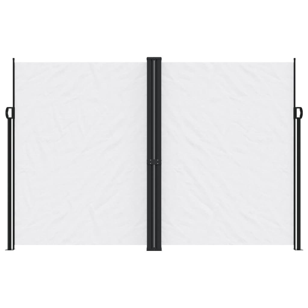 vidaXL Windscherm uittrekbaar 220x1200 cm wit afbeelding
