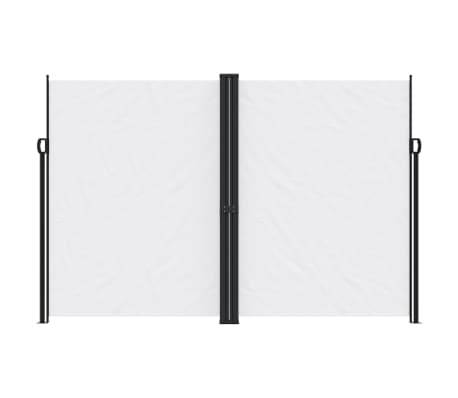 vidaXL Bočna tenda na uvlačenje bijela 220x1200 cm