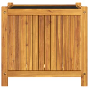 Zahradní truhlík s vložkou 54x31x50 cm masivní akáciové dřevo - obrázek 4