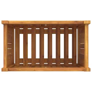 Zahradní truhlík s vložkou 54x31x50 cm masivní akáciové dřevo - obrázek 8