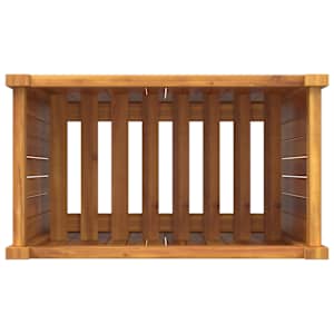 Zahradní truhlík s vložkou 54x31x75 cm masivní akáciové dřevo - obrázek 8