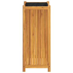 Zahradní truhlík s vložkou 42x42x100 cm masivní akáciové dřevo - obrázek 4