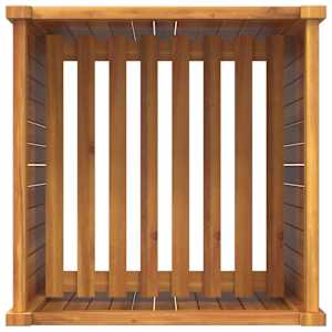 Zahradní truhlík s vložkou 50x50x100 cm masivní akáciové dřevo - obrázek 8