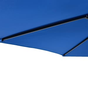Zahradní slunečník s ocelovou tyčí azurový 225 x 225 x 212 cm - obrázek 8