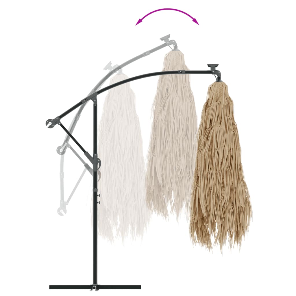 Garden Parasol with Steel Pole Umbrella Sunshade Outdoor Patio Beach vidaXL - Picture 18 of 47