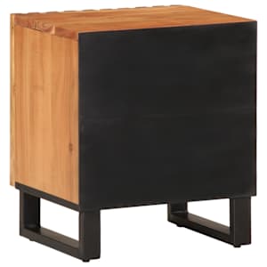Noční stolky 2 ks 40 x 34 x 46 cm masivní akáciové dřevo - obrázek 6