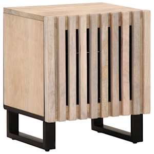 Nočna omarica 40x34x46 cm trden beljen mangov les