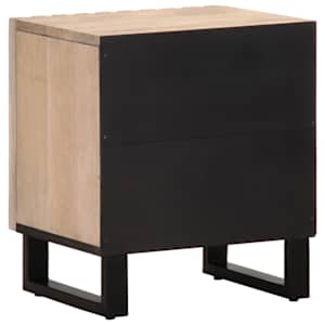 Noční stolky 2 ks 40x34x46 cm masivní bělené mangovníkové dřevo - obrázek 6