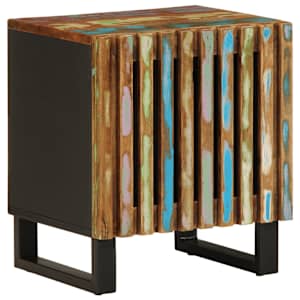 Noční stolky 2 ks 40 x 34 x 46 cm masivní recyklované dřevo - obrázek 3