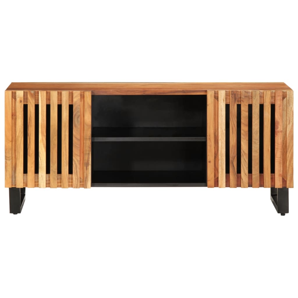 vidaXL tömör akácfa TV-szekrény 105 x 34 x 46 cm