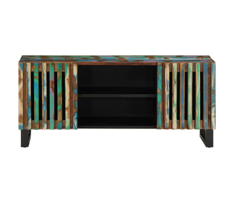 vidaXL Sj&oacute;nvarpssk&aacute;pur 105x34x46cm Gegnheill Akas&iacute;uvi&eth;ur