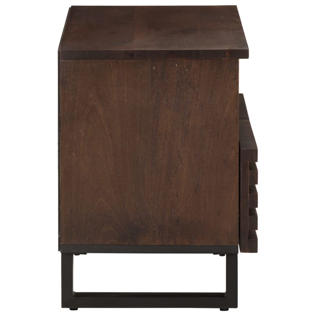 Thumbnail - vidaXL TV-Schrank Braun 70x34x46 cm Massivholz Mango