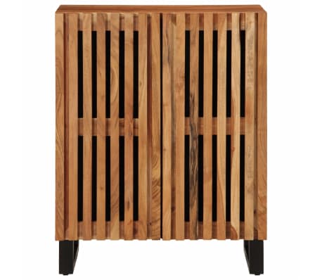 vidaXL Ντουλάπι 60 x 34 x 75 εκ. από Μασίφ Ξύλο Ακακίας