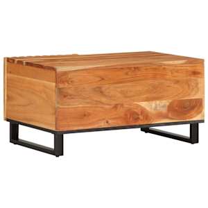 Konferenční stolek 80 x 51 x 40 cm masivní akáciové dřevo - obrázek 4