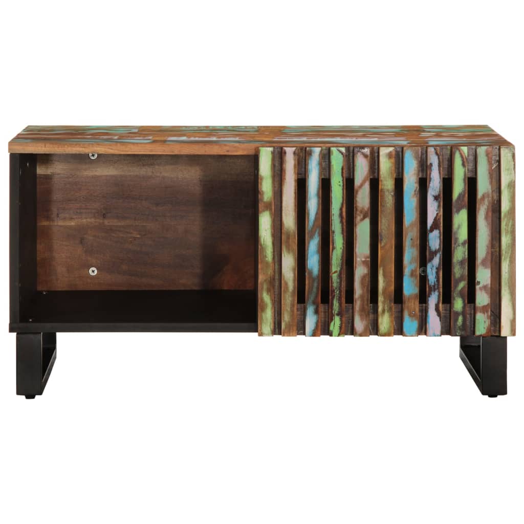 vidaXL Salontafel 80x51x40 cm massief acaciahout afbeelding